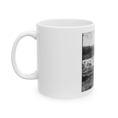 View On The James River, Looking Toward Manchester, Richmond, Va. (U.S. Civil War) White Coffee Mug