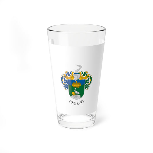 Flag of Csurgo (Hungary) Pint Glass 16oz