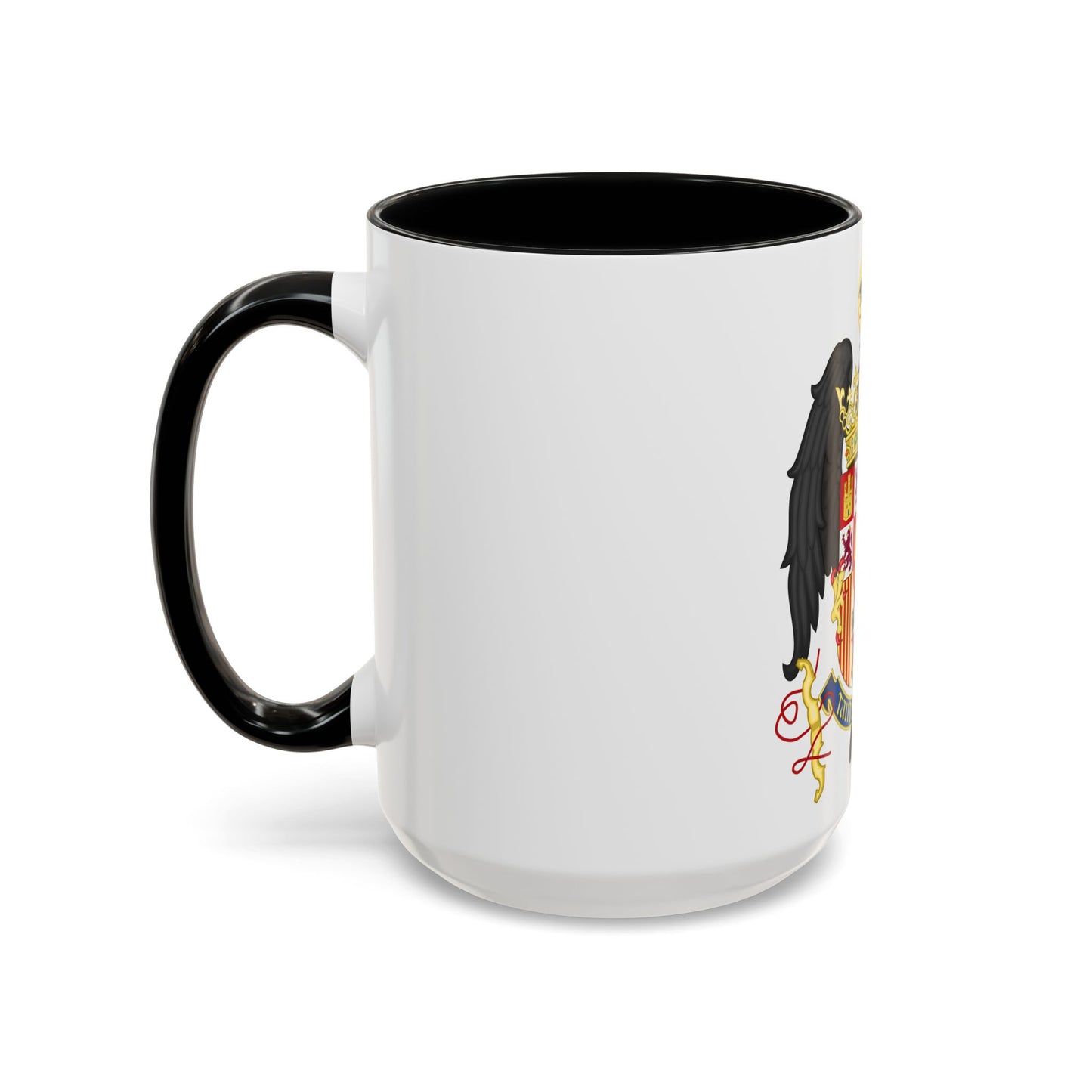 Coat of Arms of Queen Isabella of Castile (1492-1504) - Accent Coffee Mug