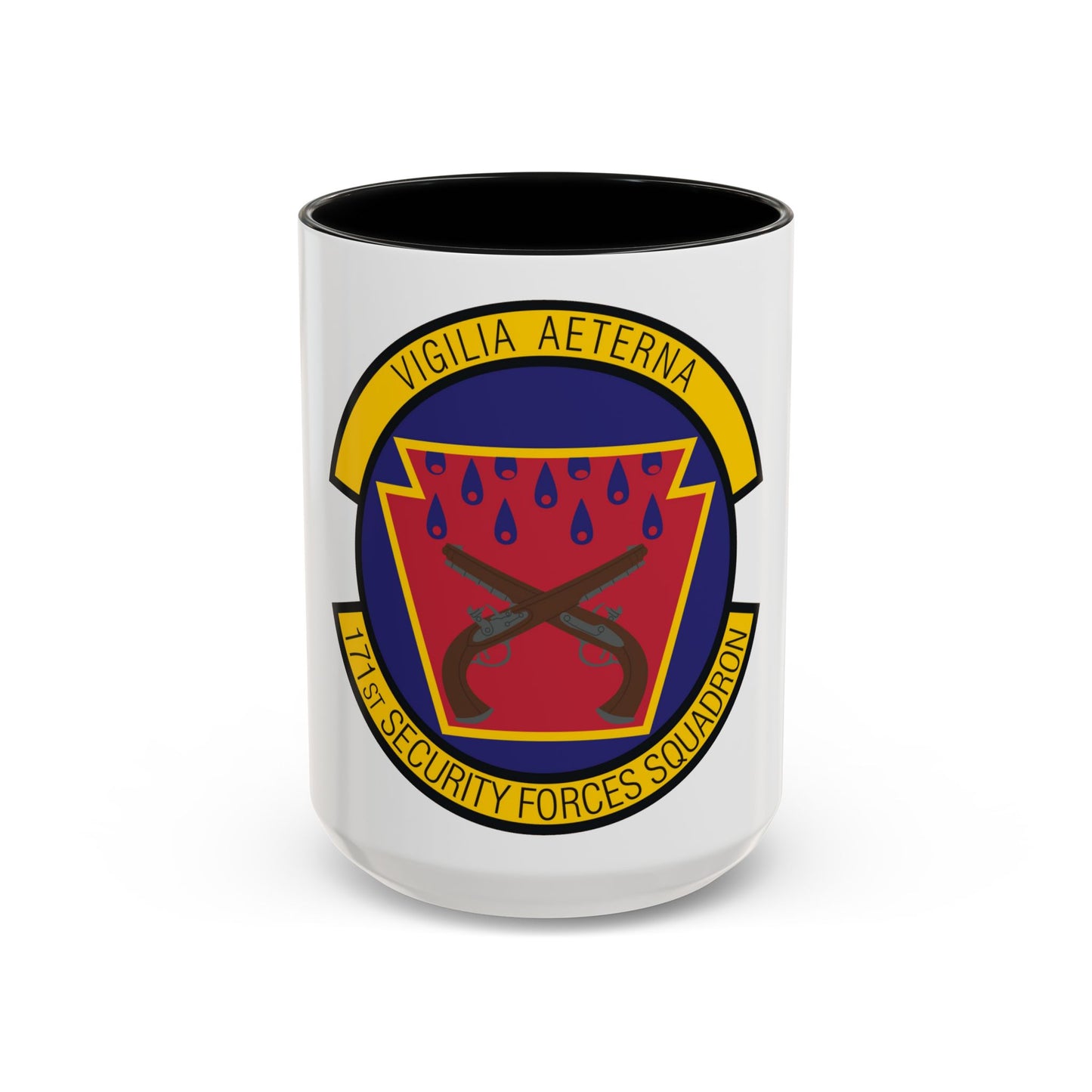 171st Security Forces Squadron (U.S. Air Force) Accent Coffee Mug