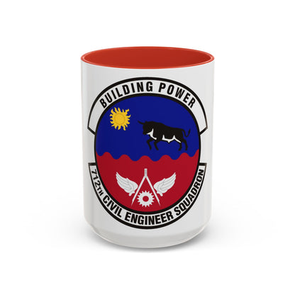 712th Civil Engineer Squadron (U.S. Air Force) Accent Coffee Mug