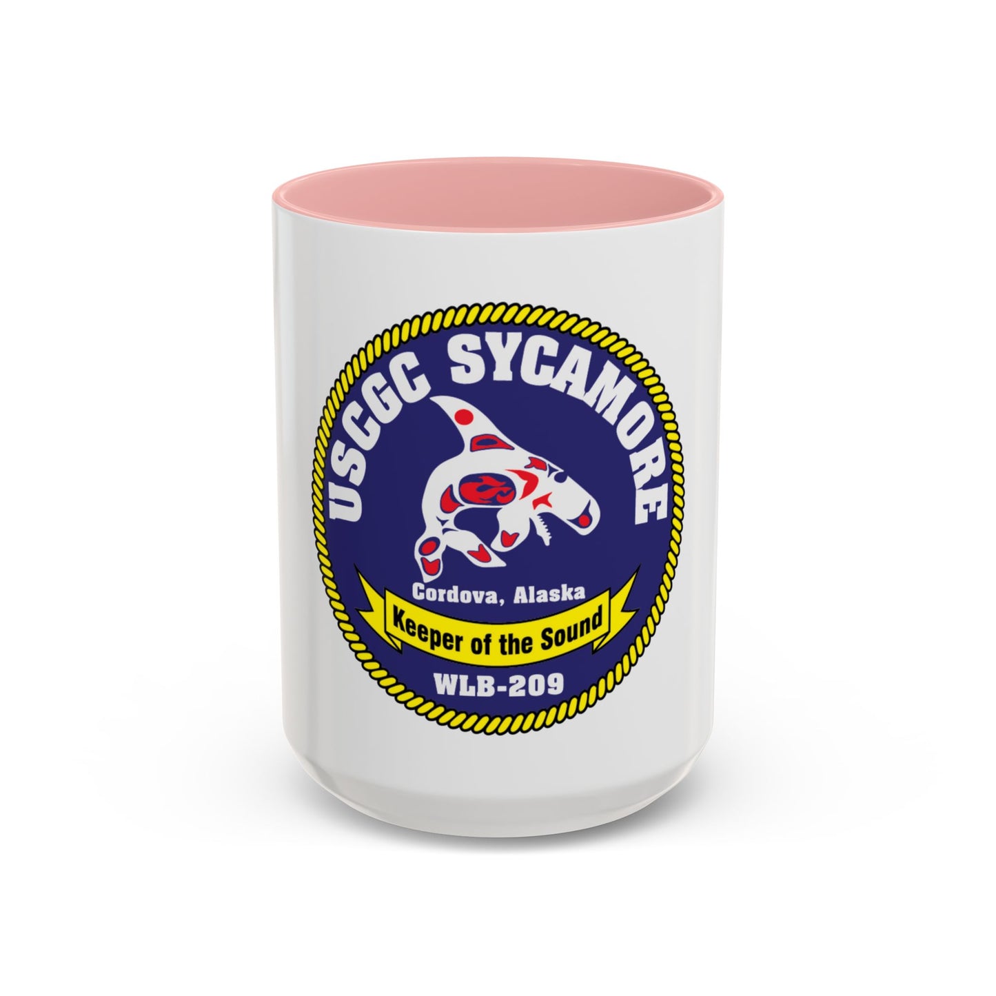 USCGC Sycamore WLB 209 (U.S. Coast Guard) Accent Coffee Mug