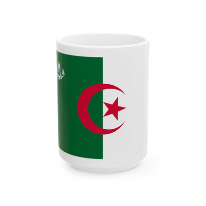 Naval Ensign of Algeria - White Coffee Mug