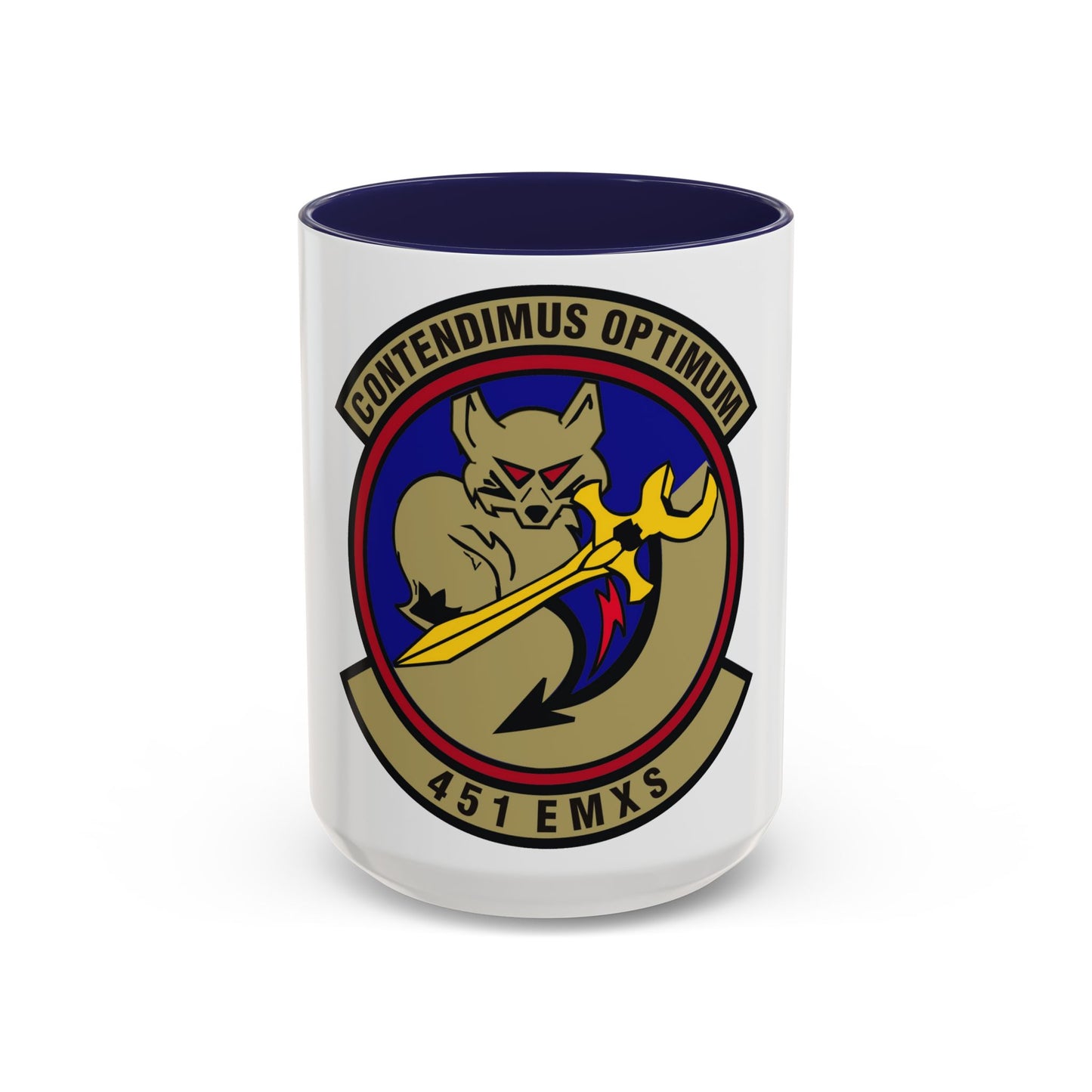 451st Expeditionary Maintenance Squadron (U.S. Air Force) Accent Coffee Mug