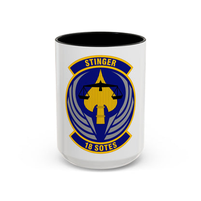 18 Special Operations Test and Evaluation Squadron AFSOC (U.S. Air Force) Accent Coffee Mug
