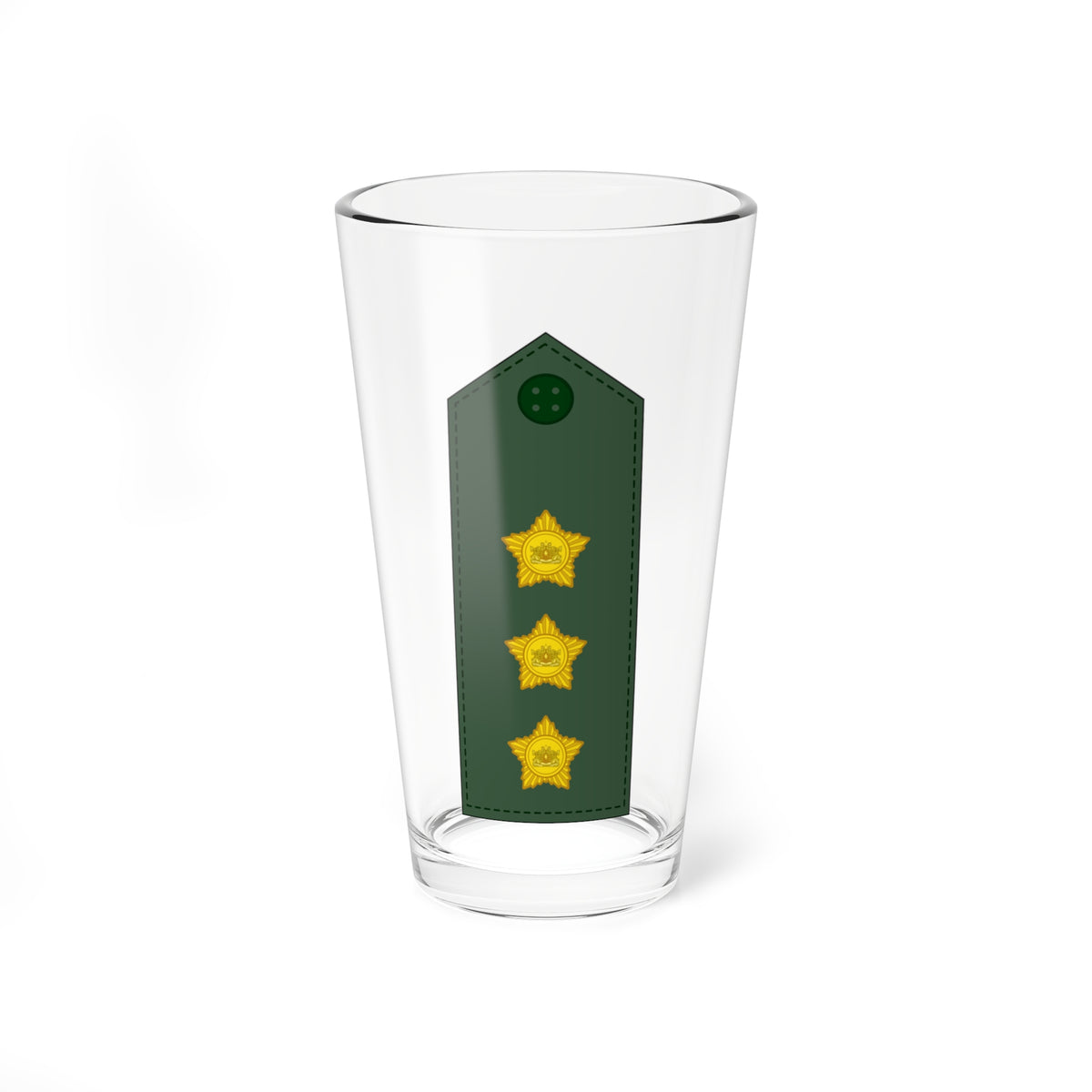 09. Myanmar Army CAPT (Myanmar) (Military Rank) Pint Glass 16oz