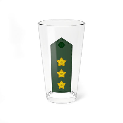 09. Myanmar Army CAPT (Myanmar) (Military Rank) Pint Glass 16oz