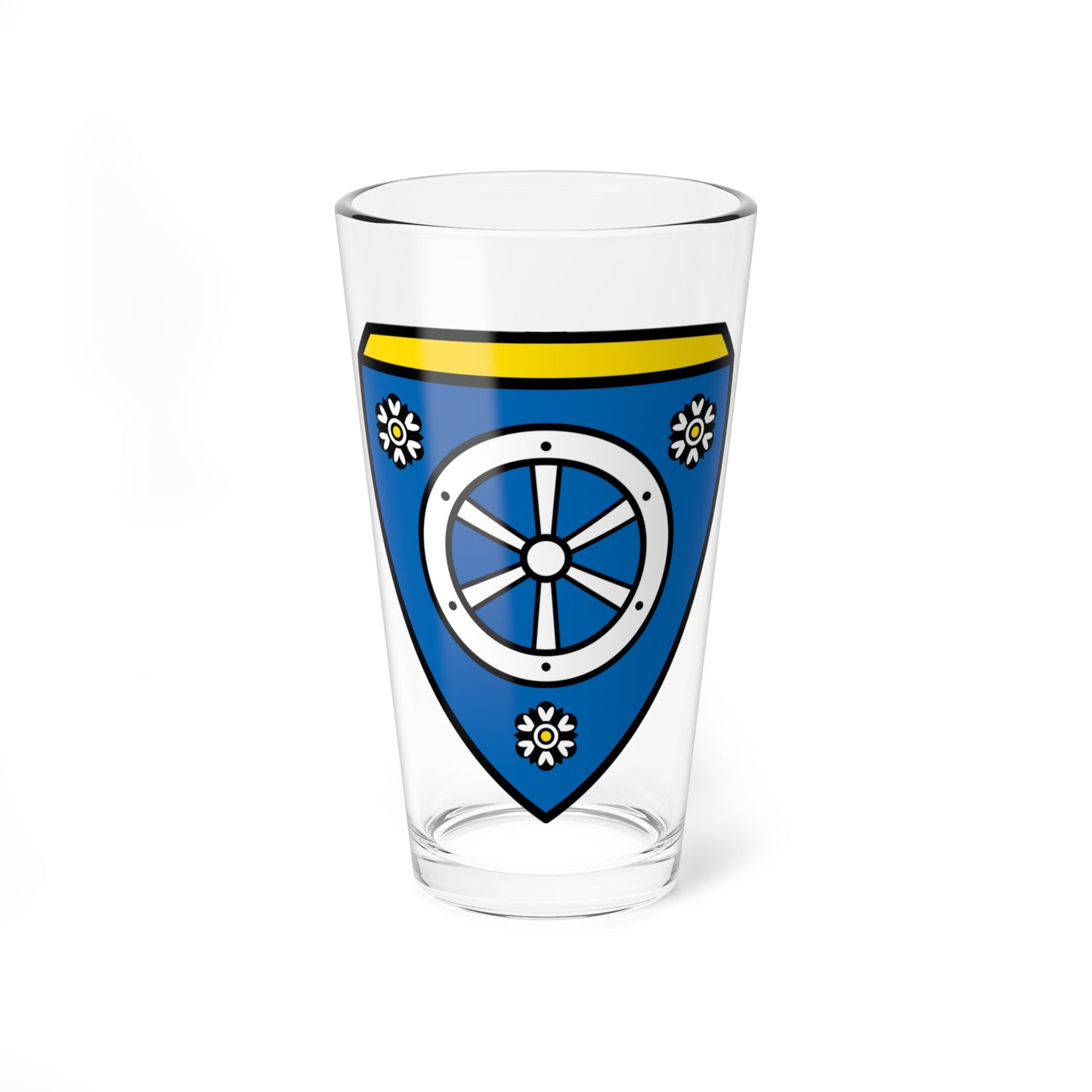 DEU Aßling COA (Germany) (Coat of Arms) Pint Glass 16oz