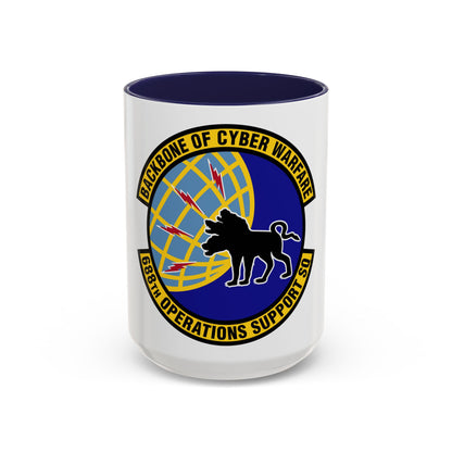 688 Operations Support Squadron ACC (U.S. Air Force) Accent Coffee Mug