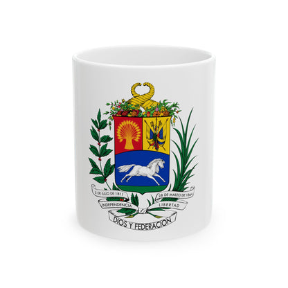 Coat of arms of Venezuela (1871) - White Coffee Mug