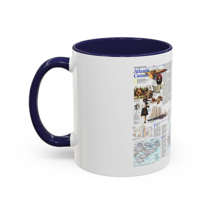 Canada - Atlantic 2 (1993) (Map) Accent Coffee Mug