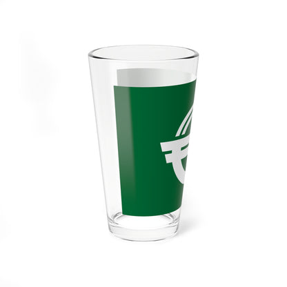 Flag of Moriyoshi Akita 1960-2005 (Japan) Pint Glass 16oz