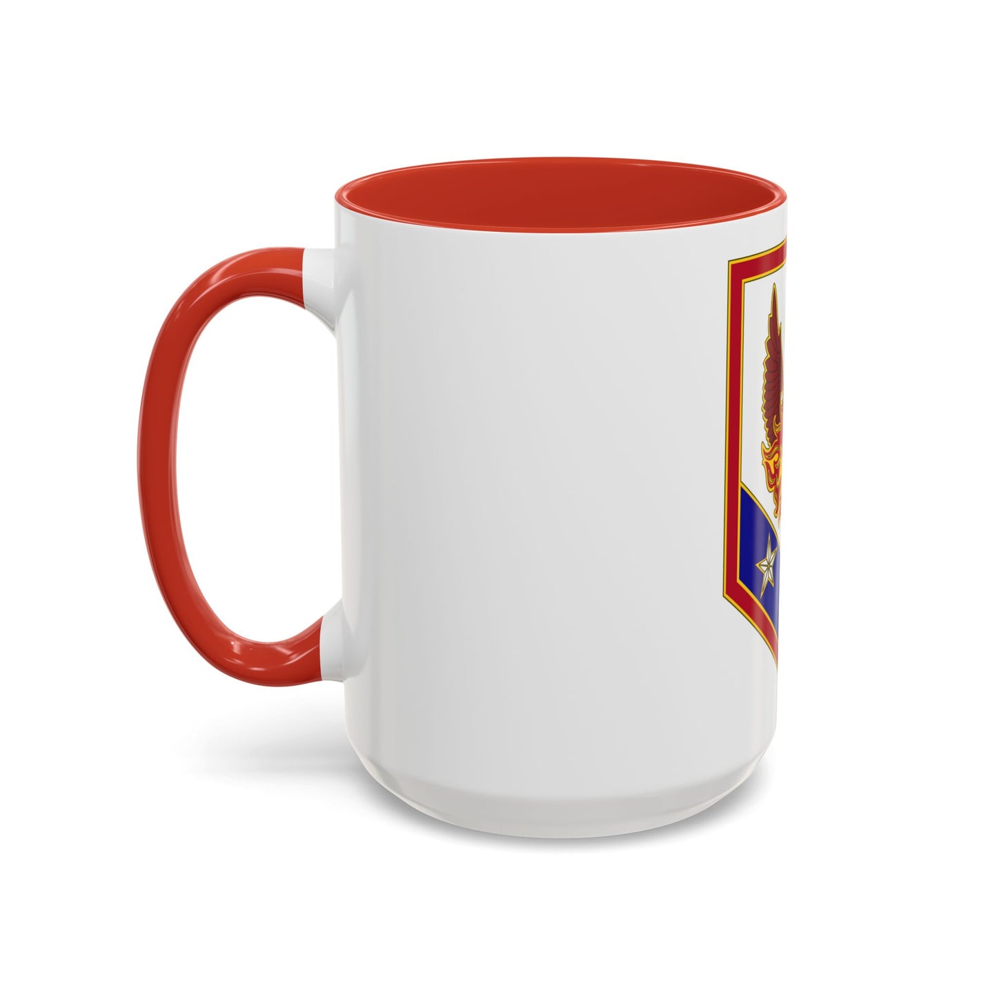 110 Maneuver Enhancement Brigade (U.S. Army) Accent Coffee Mug