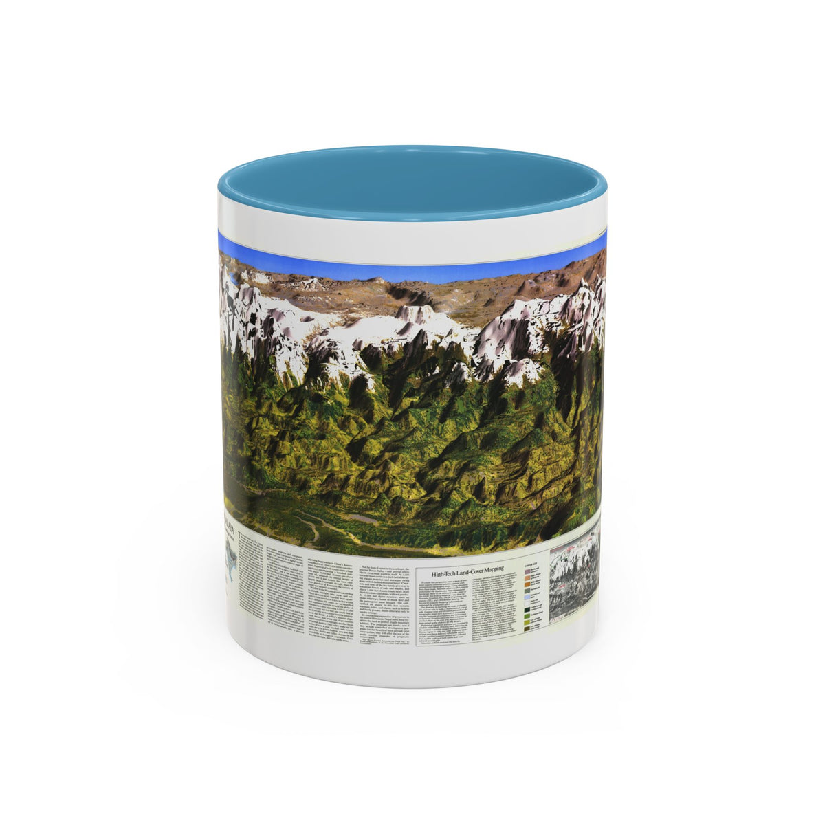 High Himalaya (1988) (Map) Accent Coffee Mug