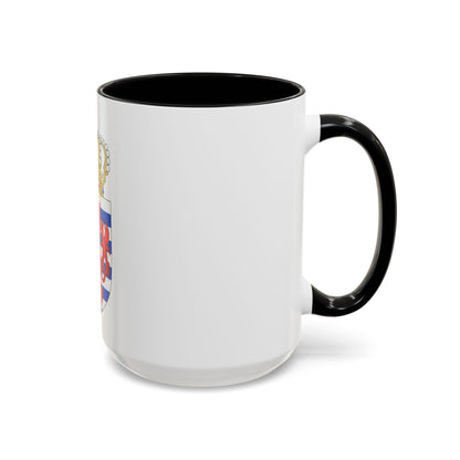 Lesser coat of arms of Luxembourg - Accent Coffee Mug