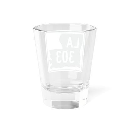 Louisiana 303 1955 (Louisiana) (Road Sign) Shot Glass 1.5oz