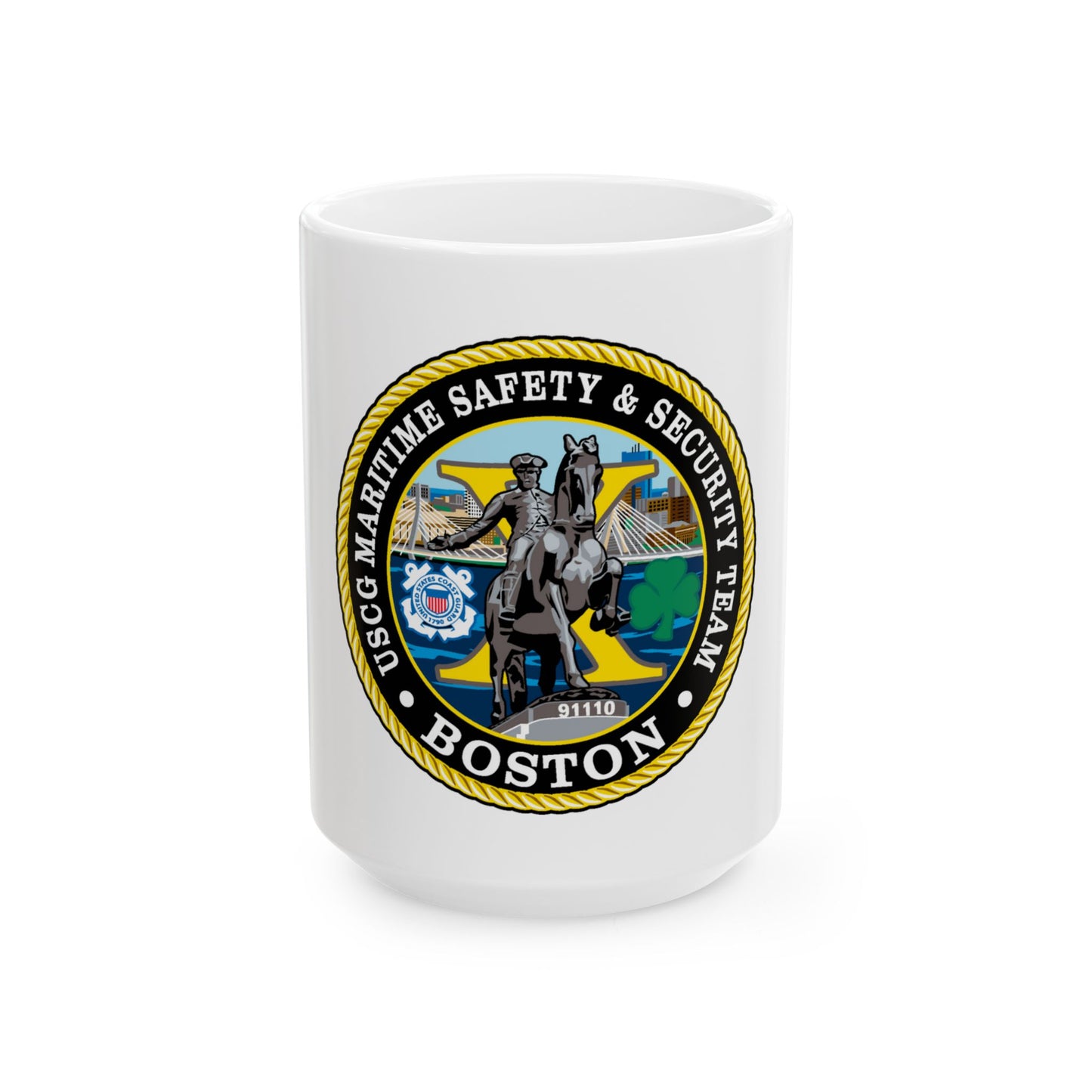USCG Maritime Safety & Sec Team MSST Boston (U.S. Coast Guard) White Coffee Mug