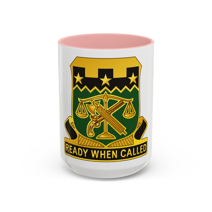 105 Military Police Battalion (U.S. Army) Accent Coffee Mug
