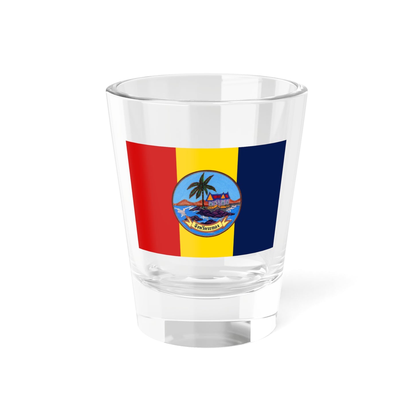 Flag of Rayong Province Thailand - Shot Glass 1.5oz