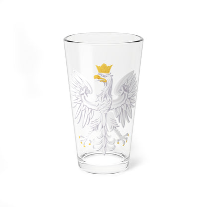 Orzeł Biały Herb Polski (Poland) (Coat of Arms) Pint Glass 16oz