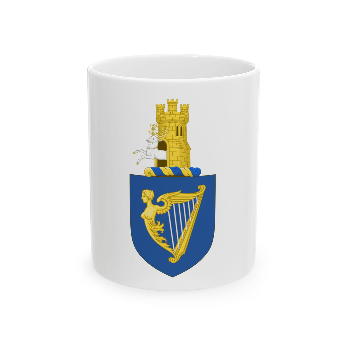Royal arms of Ireland - White Coffee Mug