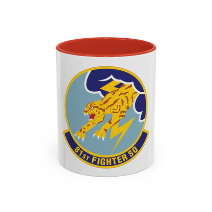 81st Fighter Squadron (U.S. Air Force) Accent Coffee Mug