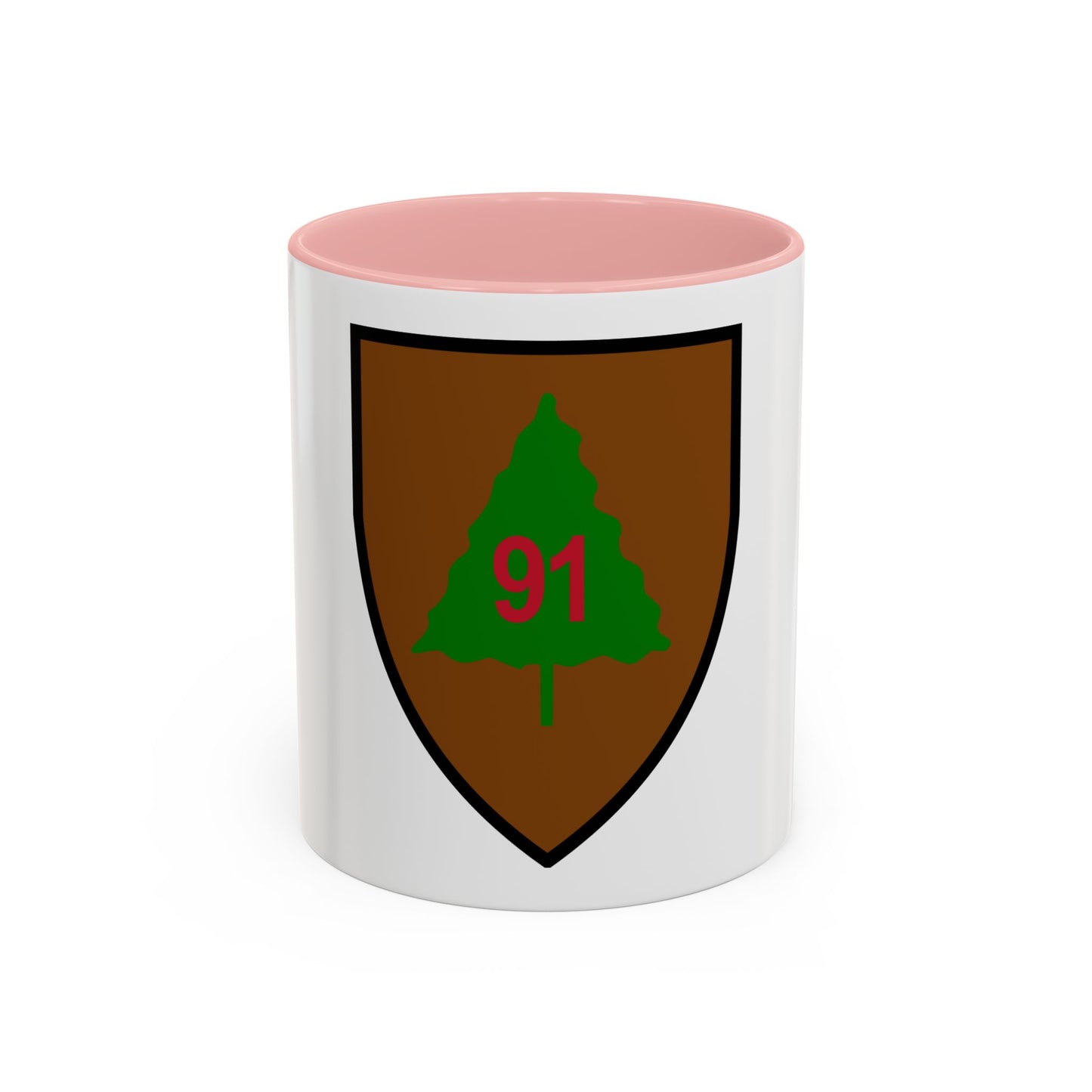 US 91st Infantry Division (U.S. Army) Accent Coffee Mug