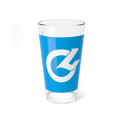 Flag of Shinchi Fukushima (Japan) Pint Glass 16oz