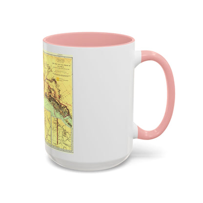 Alaska - The Gold & Coal Fields (1898) (Map) Accent Coffee Mug
