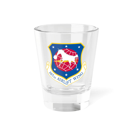 167th Airlift Wing (U.S. Air Force) Shot Glass 1.5oz