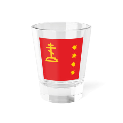 Реитарское знамя роты Белгородского разряда красное. 1665 г (Ukraine) Shot Glass 1.5oz