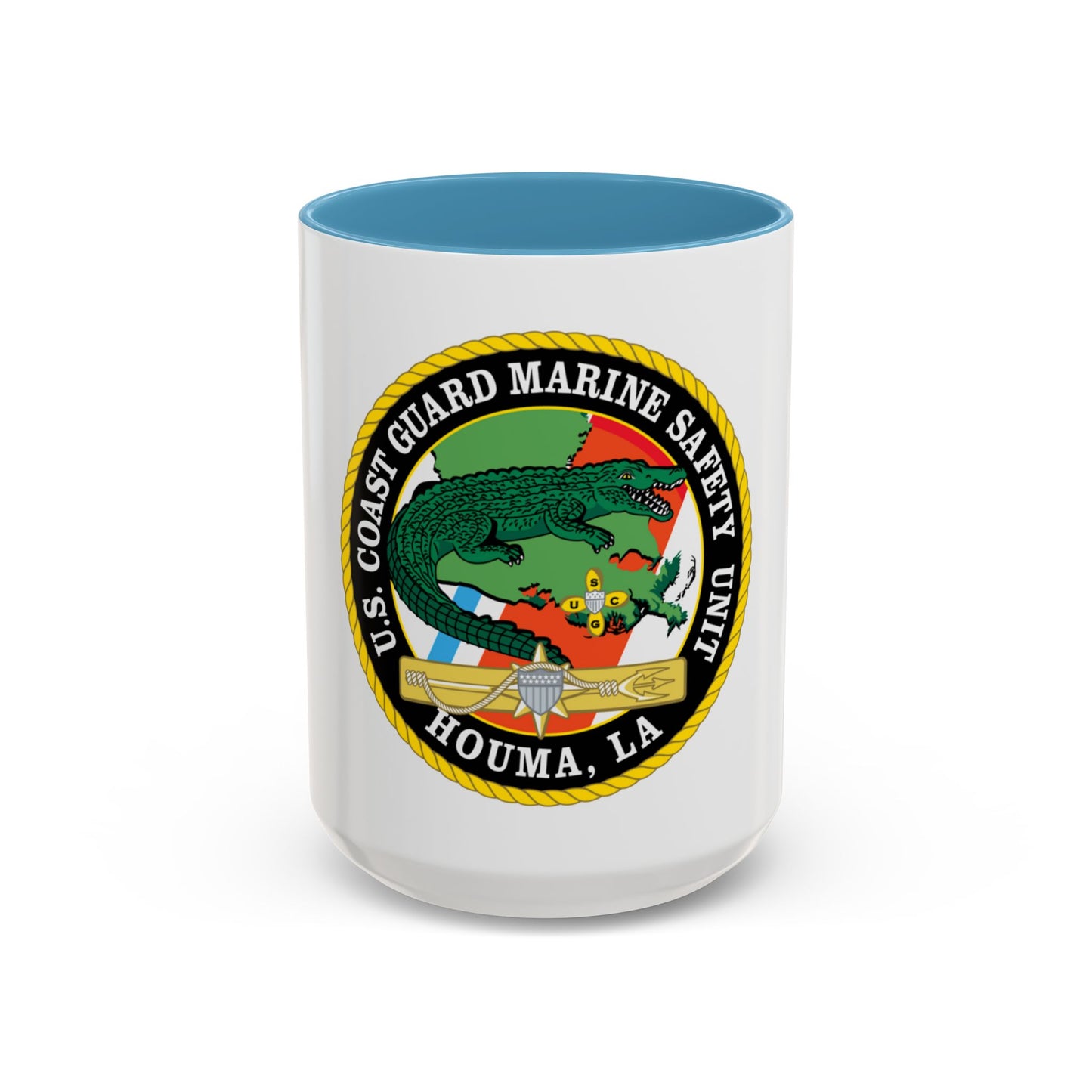 USCG Marine Safety Unit Houma LA (U.S. Coast Guard) Accent Coffee Mug