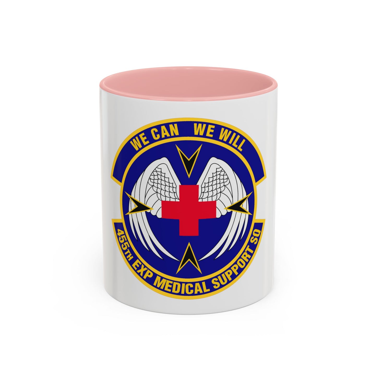 455th Expeditionary Medical Support Squadron (U.S. Air Force) Accent Coffee Mug