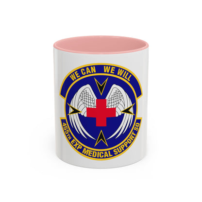 455th Expeditionary Medical Support Squadron (U.S. Air Force) Accent Coffee Mug