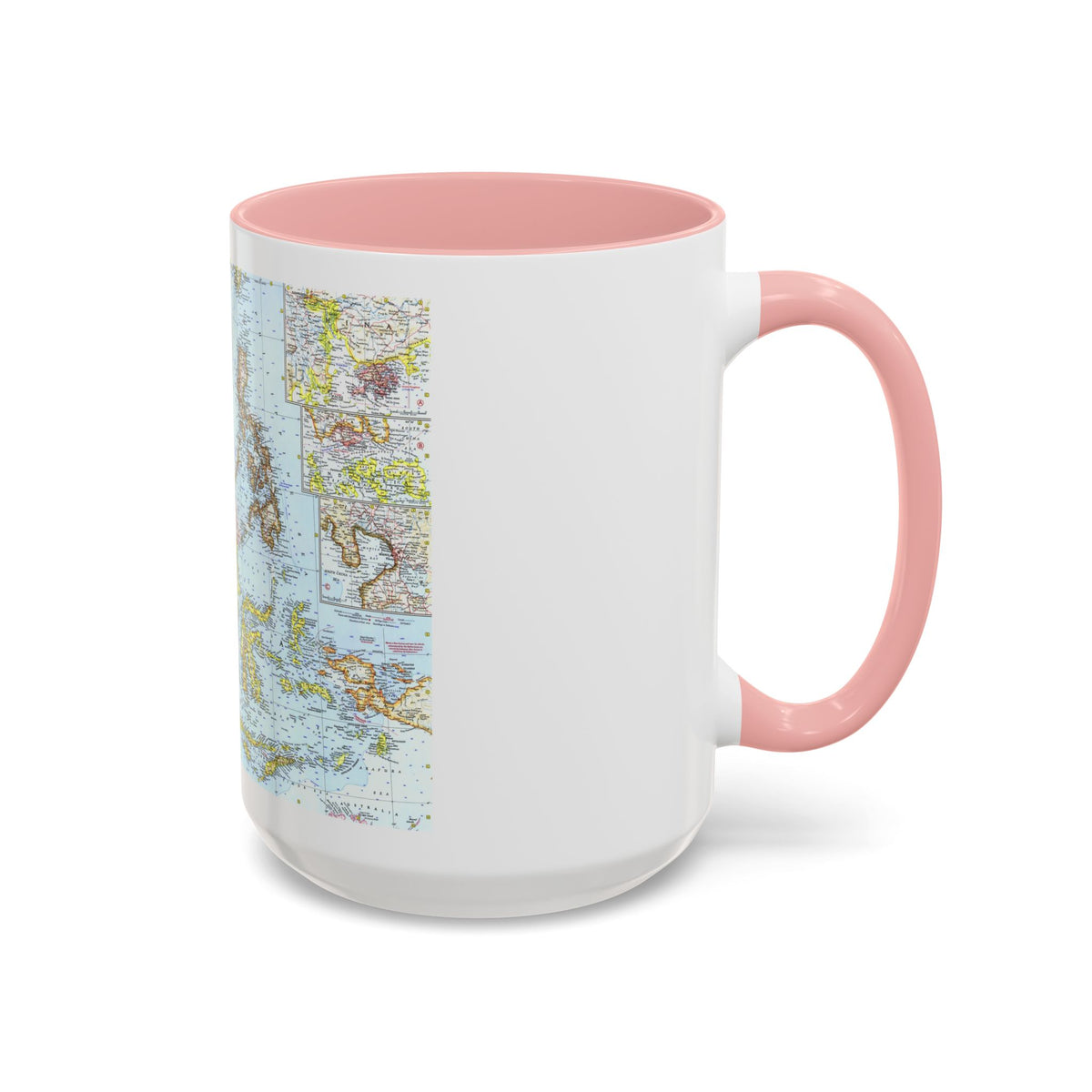 Asia - Southeast (1961) (Map) Accent Coffee Mug