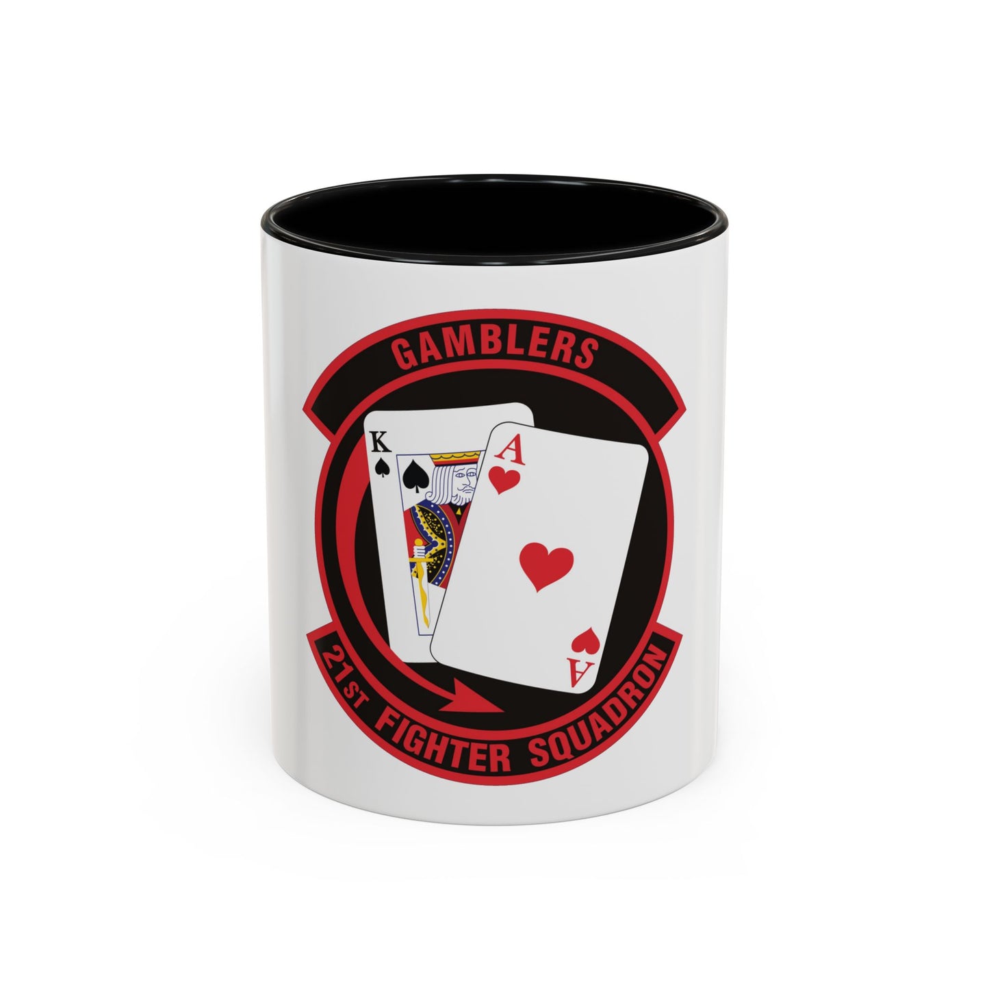 21 Fighter Squadron AETC (U.S. Air Force) Accent Coffee Mug