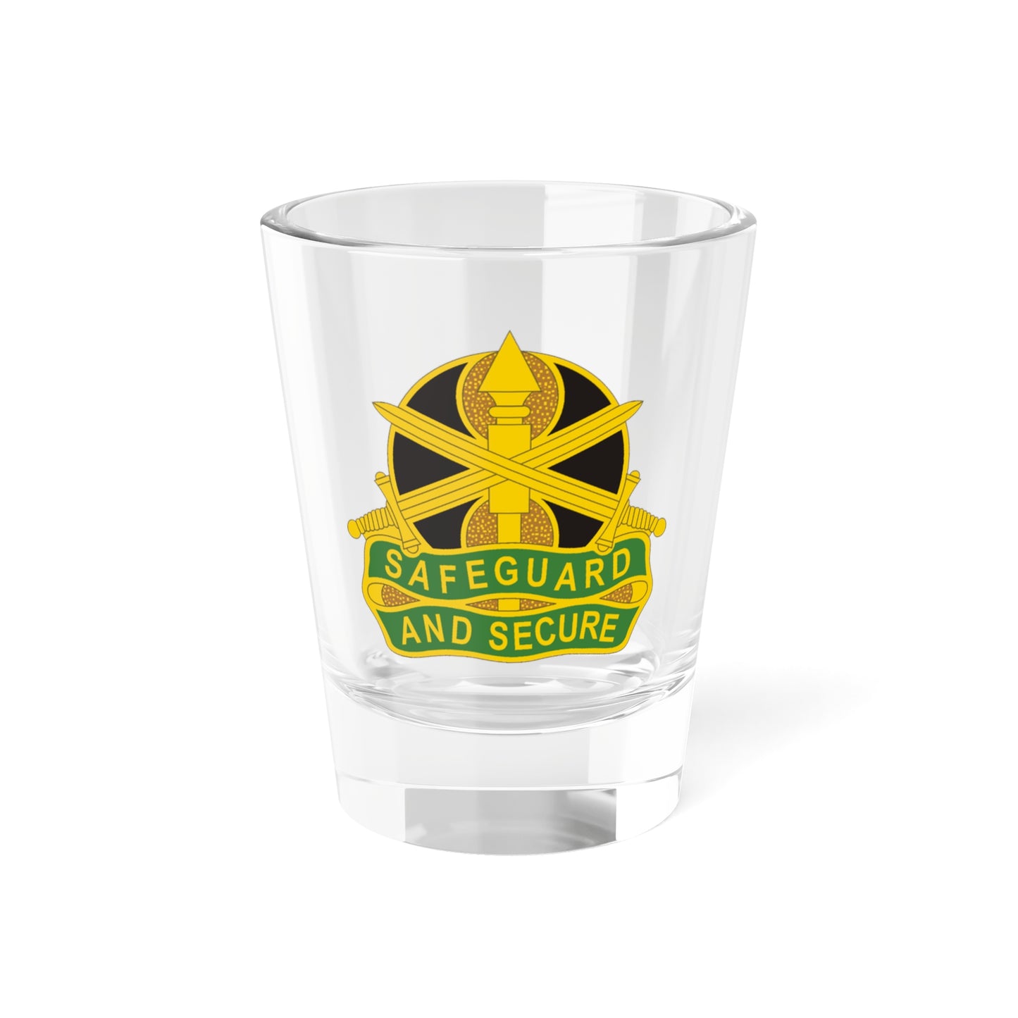 Verre à liqueur du bataillon de police militaire 785 (armée américaine) 1,5 oz