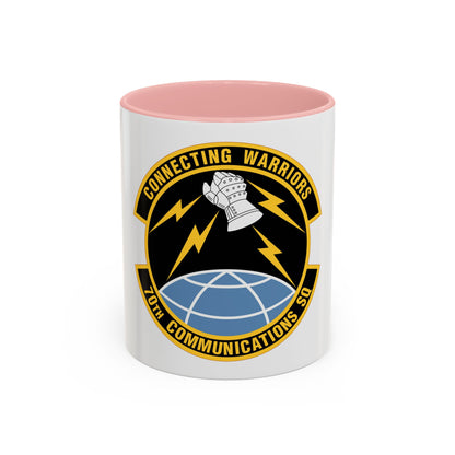 70th Communications Squadron (U.S. Air Force) Accent Coffee Mug