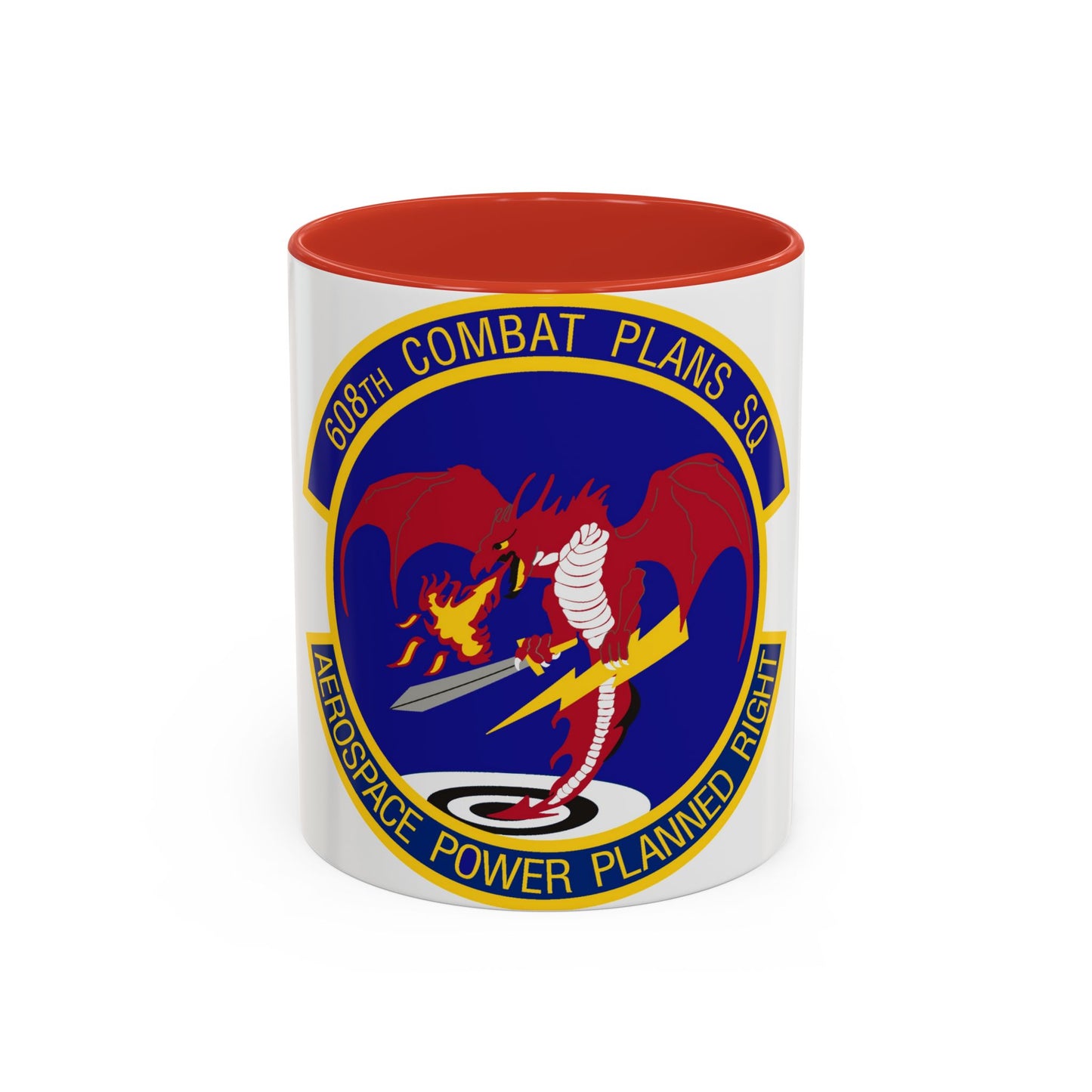 608th Combat Plans Squadron (U.S. Air Force) Accent Coffee Mug