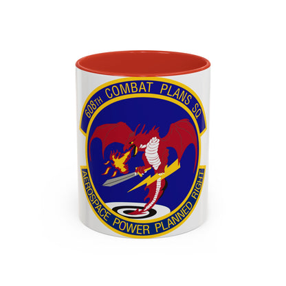 608th Combat Plans Squadron (U.S. Air Force) Accent Coffee Mug