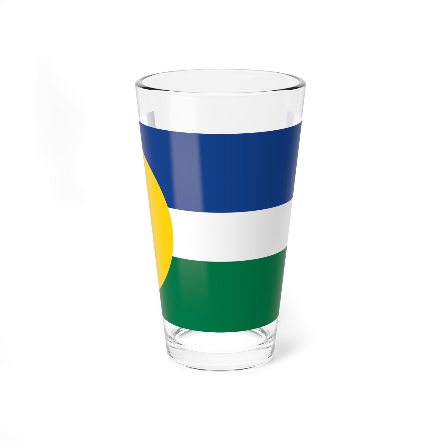 South Africa Flag Proposals 1993 Shortlist No.4 (South Africa) Pint Glass 16oz