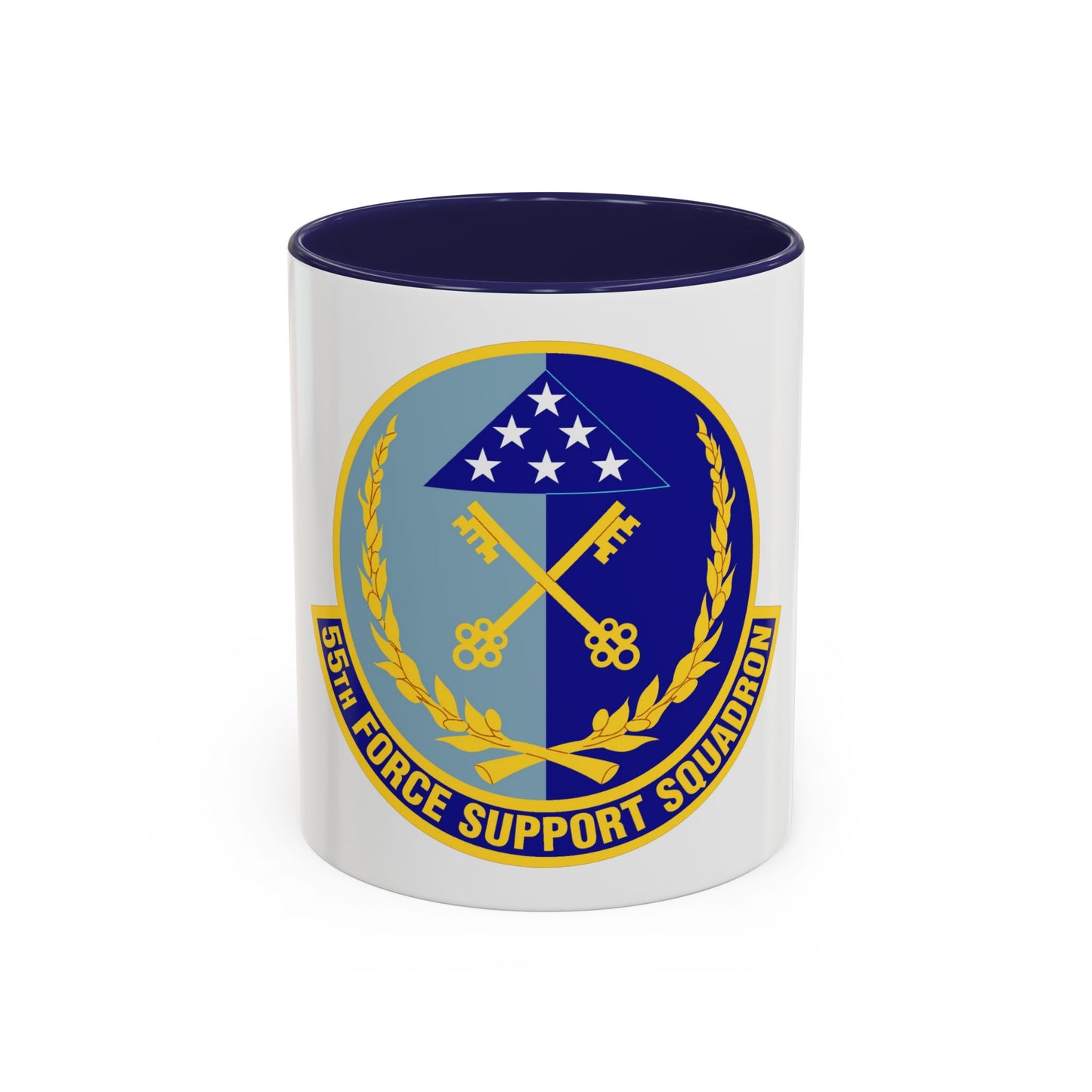 55th Force Support Squadron (U.S. Air Force) Accent Coffee Mug