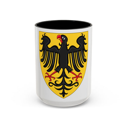 Shield and Coat of Arms of the Holy Roman Emperor (c.1300-c.1400) - Accent Coffee Mug