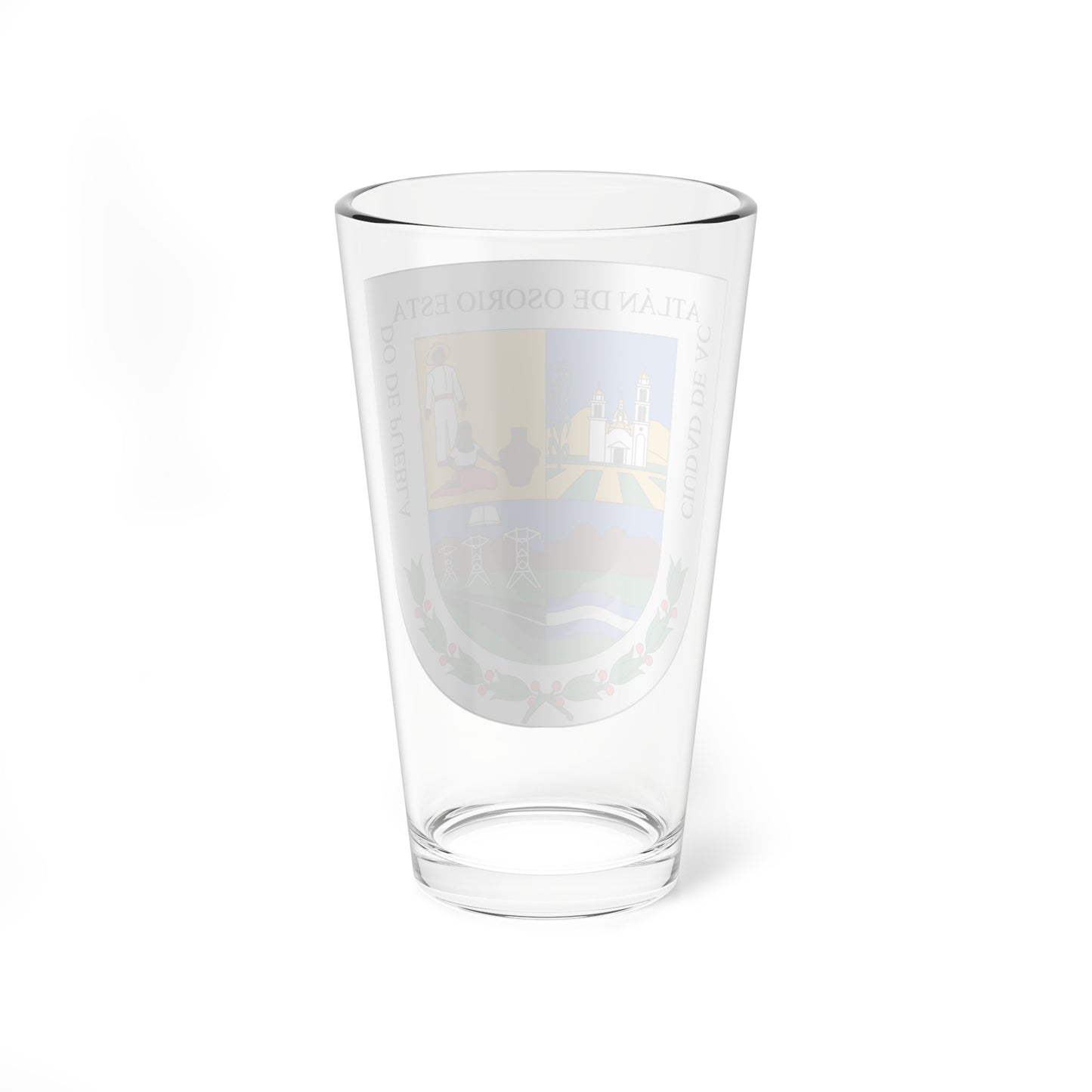 Escudo Acatlán (Mexico) (Coat of Arms) Pint Glass 16oz