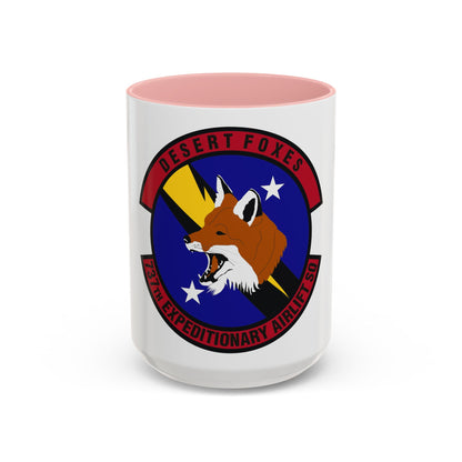 737th Expeditionary Airlift Squadron (U.S. Air Force) Accent Coffee Mug