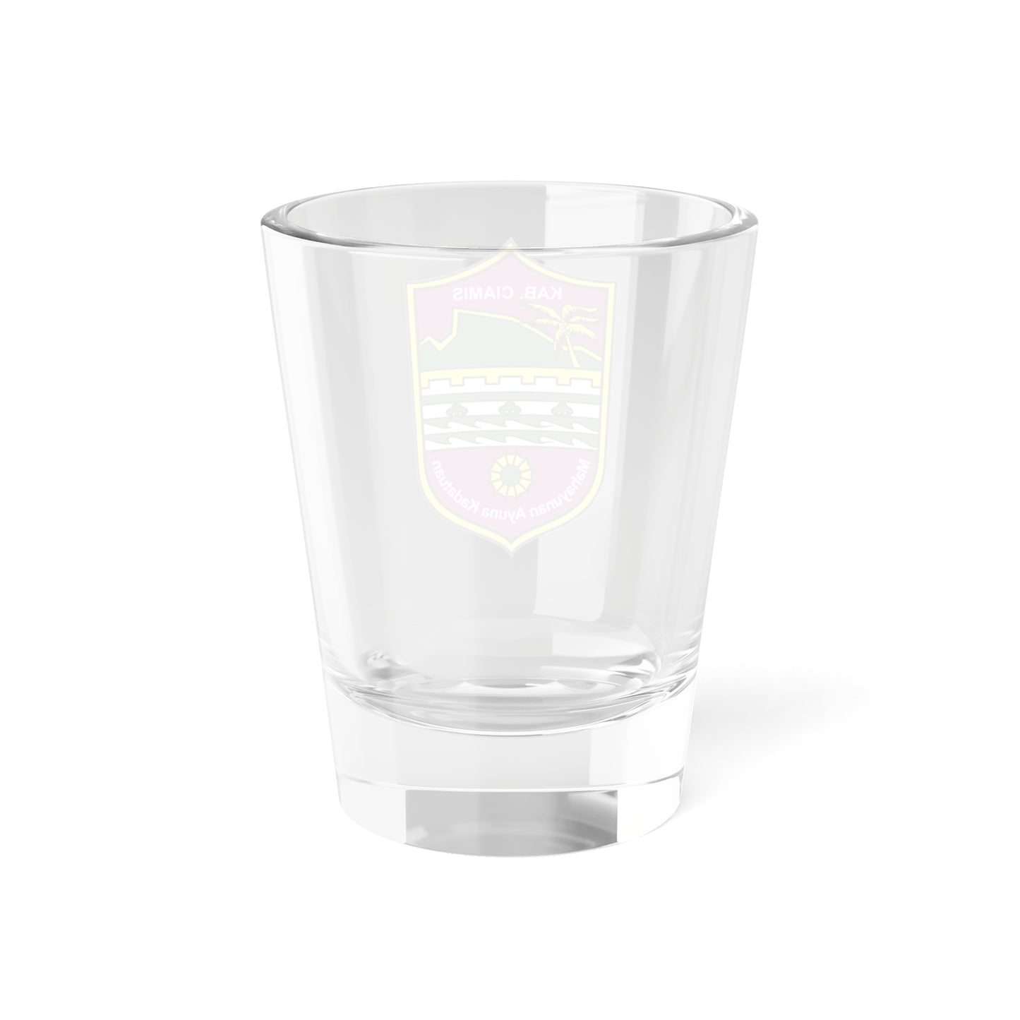 LAMBANG KABUPATEN CIAMIS (Indonesia) (Coat of Arms) Shot Glass 1.5oz