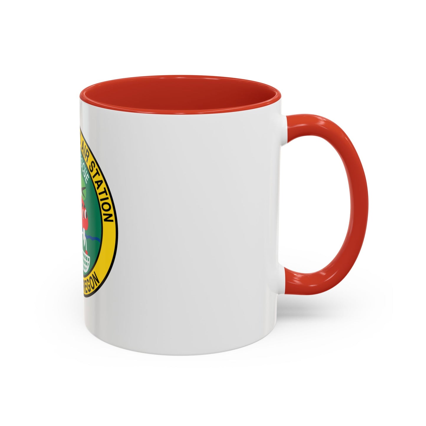 USCG Air Station Astoria (U.S. Coast Guard) Accent Coffee Mug