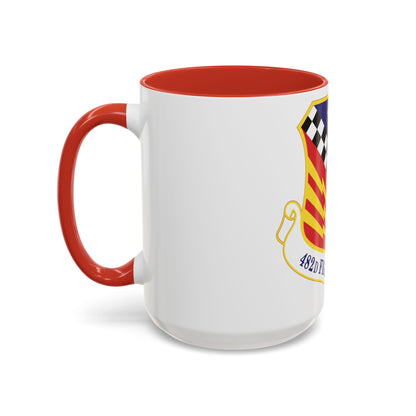 482d Fighter Wing (U.S. Air Force) Accent Coffee Mug