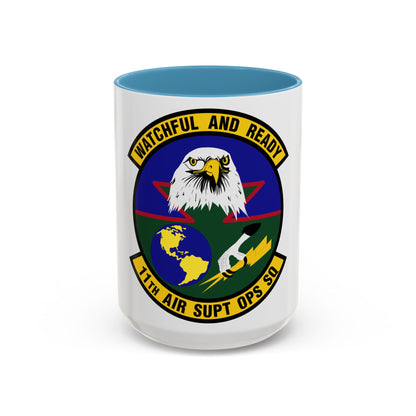 11 Air Support Operations Squadron ACC (U.S. Air Force) Accent Coffee Mug