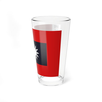 Flag of the new fourth army (China) Pint Glass 16oz